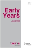 Cover image for Early Years, Volume 33, Issue 3, 2013