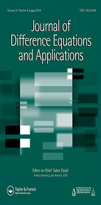 Cover image for Journal of Difference Equations and Applications, Volume 25, Issue 8, 2019