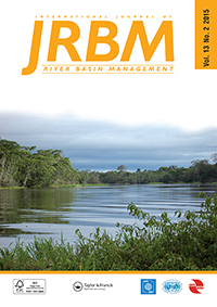 Cover image for International Journal of River Basin Management, Volume 13, Issue 2, 2015