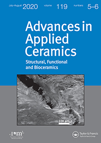 Cover image for Advances in Applied Ceramics, Volume 119, Issue 5-6, 2020