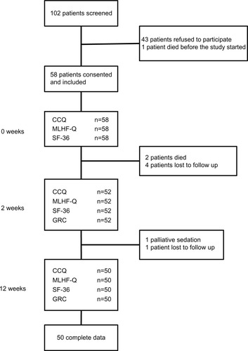 Figure 1 Flow chart showing the recruitment and retention of the study participants.