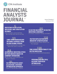 Cover image for Financial Analysts Journal, Volume 79, Issue 3, 2023