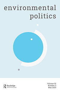 Cover image for Environmental Politics, Volume 32, Issue 3, 2023