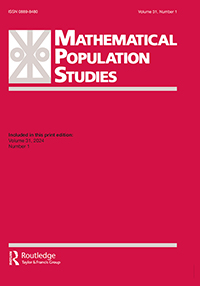 Cover image for Mathematical Population Studies, Volume 31, Issue 1, 2024