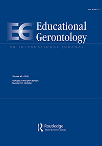 Cover image for Educational Gerontology, Volume 46, Issue 10, 2020