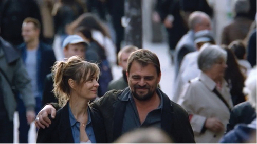 Figure 8. Laure and Gilou melt into the crowd at the end of Season 8.