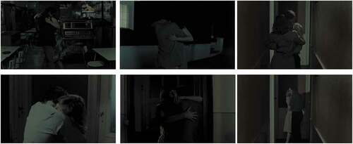 Figure 24. Frames of Toute une nuit, Chantal Akerman, 1982