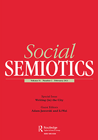 Cover image for Social Semiotics, Volume 31, Issue 1, 2021