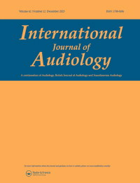 Cover image for International Journal of Audiology, Volume 62, Issue 12, 2023
