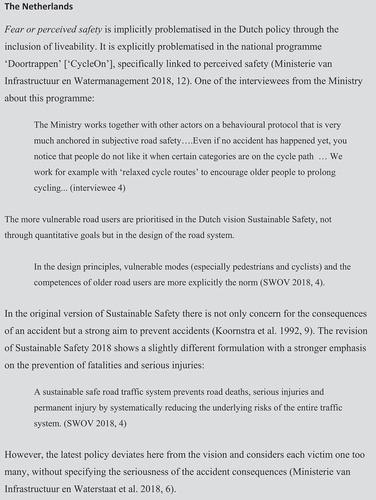 Figure 3. Dutch policy on the issue of problematisation III.