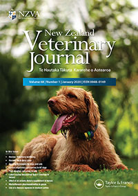 Cover image for New Zealand Veterinary Journal, Volume 68, Issue 1, 2020