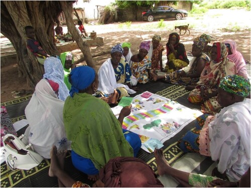 Figure 4. Grandmother leadership training, Kereoune, Senegal. Photo credit: Judi Aubel.