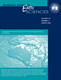Cover image for Australian Journal of Earth Sciences, Volume 69, Issue 2, 2022