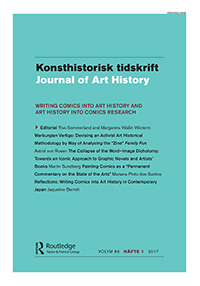 Cover image for Konsthistorisk tidskrift/Journal of Art History, Volume 86, Issue 1, 2017