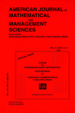 Cover image for American Journal of Mathematical and Management Sciences, Volume 21, Issue 3-4, 2001
