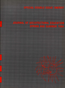 Cover image for Journal of Architectural Education, Volume 37, Issue 3-4, 1984