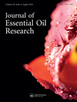 Cover image for Journal of Essential Oil Research, Volume 26, Issue 4, 2014