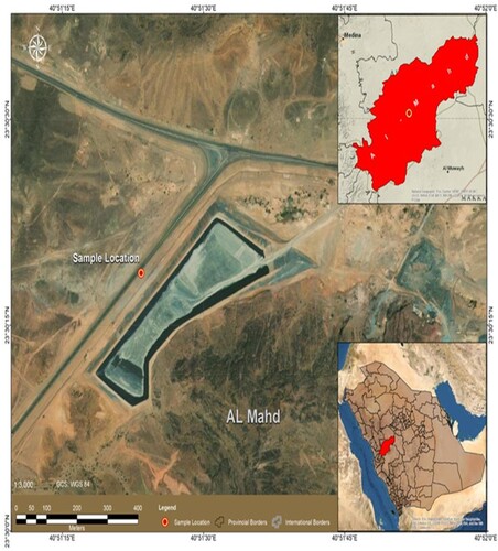 Figure 1. Location map of the study area.