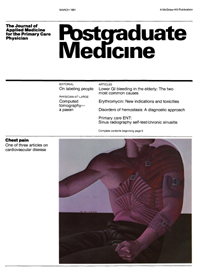 Cover image for Postgraduate Medicine, Volume 69, Issue 3, 1981