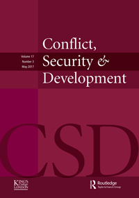 Cover image for Conflict, Security & Development, Volume 17, Issue 3, 2017