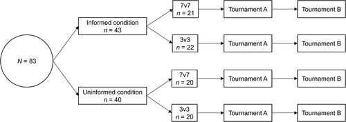 Figure 1. Summary overview of study design, participant conditions and experimental progression.