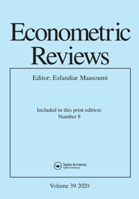 Cover image for Econometric Reviews, Volume 39, Issue 8, 2020