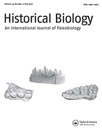 Cover image for Historical Biology, Volume 34, Issue 5, 2022
