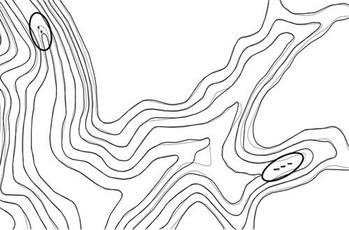 Figure 2. Variation of the topological relationship between contours.