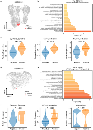 Figure 2. ScRNA-seq analysis reveals that PD-L1-positive NKT and NK cells have an activated status in NB tumor.