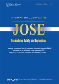 Cover image for International Journal of Occupational Safety and Ergonomics, Volume 29, Issue 4, 2023