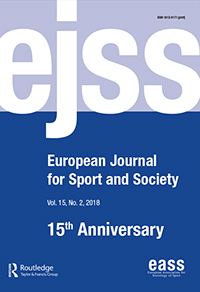 Cover image for European Journal for Sport and Society, Volume 15, Issue 2, 2018