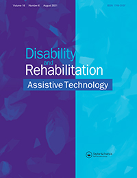 Cover image for Disability and Rehabilitation: Assistive Technology, Volume 16, Issue 6, 2021