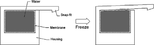 Figure 3 Example of freezing element.