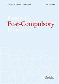Cover image for Research in Post-Compulsory Education, Volume 26, Issue 1, 2021