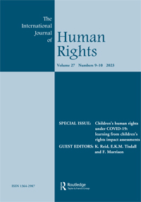 Cover image for The International Journal of Human Rights, Volume 27, Issue 9-10, 2023