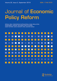 Cover image for Journal of Economic Policy Reform, Volume 22, Issue 3, 2019