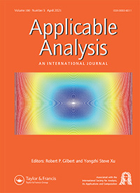 Cover image for Applicable Analysis, Volume 100, Issue 5, 2021