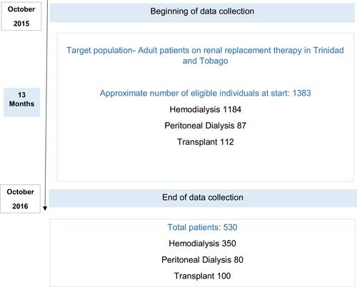 Figure 2 Individuals at each stage of study.