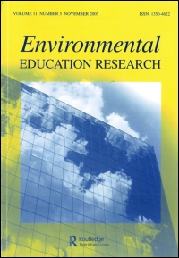 Cover image for Environmental Education Research, Volume 13, Issue 5, 2007