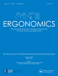 Cover image for Ergonomics, Volume 59, Issue 11, 2016
