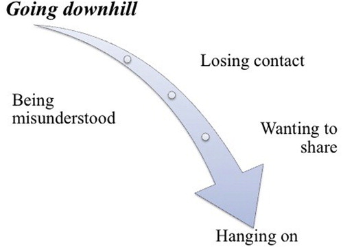 Figure 2. The experience of friendship following severe TBI.