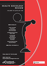Cover image for Health Sociology Review, Volume 19, Issue 4, 2010