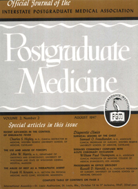 Cover image for Postgraduate Medicine, Volume 2, Issue 2, 1947