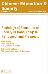 Cover image for Chinese Education & Society, Volume 51, Issue 6, 2018