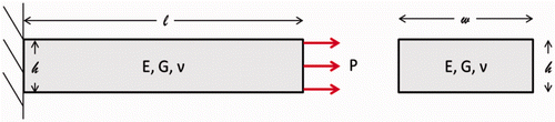 Figure 13. 3D bar in tension.