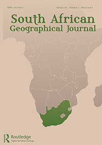 Cover image for South African Geographical Journal, Volume 101, Issue 1, 2019