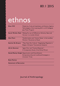 Cover image for Ethnos, Volume 80, Issue 1, 2015