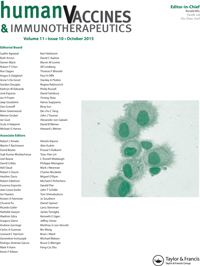 Cover image for Human Vaccines & Immunotherapeutics, Volume 11, Issue 10, 2015
