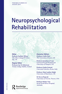 Cover image for Neuropsychological Rehabilitation, Volume 25, Issue 4, 2015