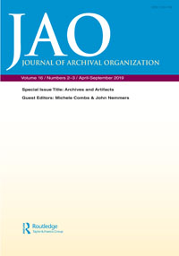 Cover image for Journal of Archival Organization, Volume 16, Issue 2-3, 2019